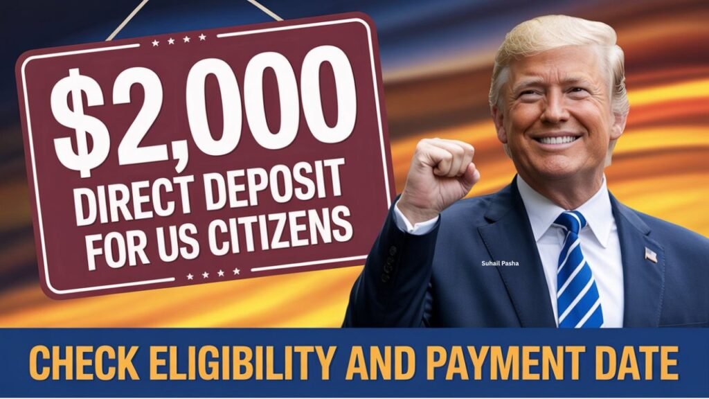 $2,000 Direct Deposit for U.S. Citizens