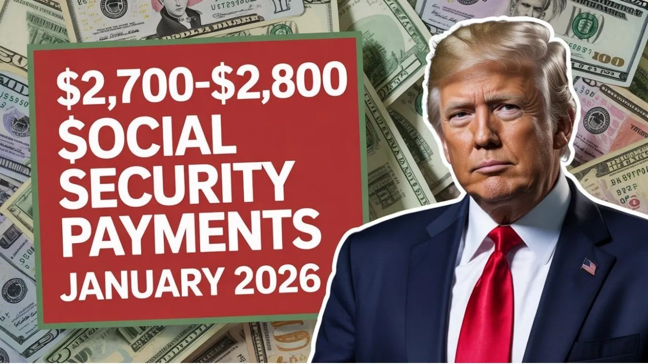 $2,700–$2,800 Social Security Payments January 2026 – Who Gets The ...